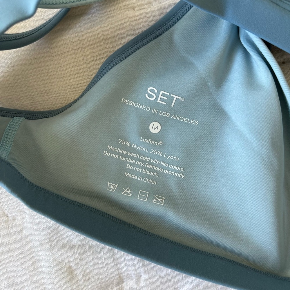 SET Active Luxform Lux Layered Triangle Bra in Glisten - Picture 2 of 2